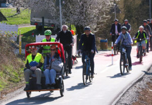 Eröffnung Radweg - unterwegs